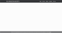 Desktop Screenshot of klokkemakern.no