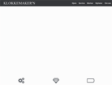 Tablet Screenshot of klokkemakern.no